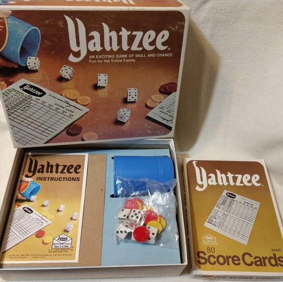 Vintage Yahtzee Game - Picture 2 of 2